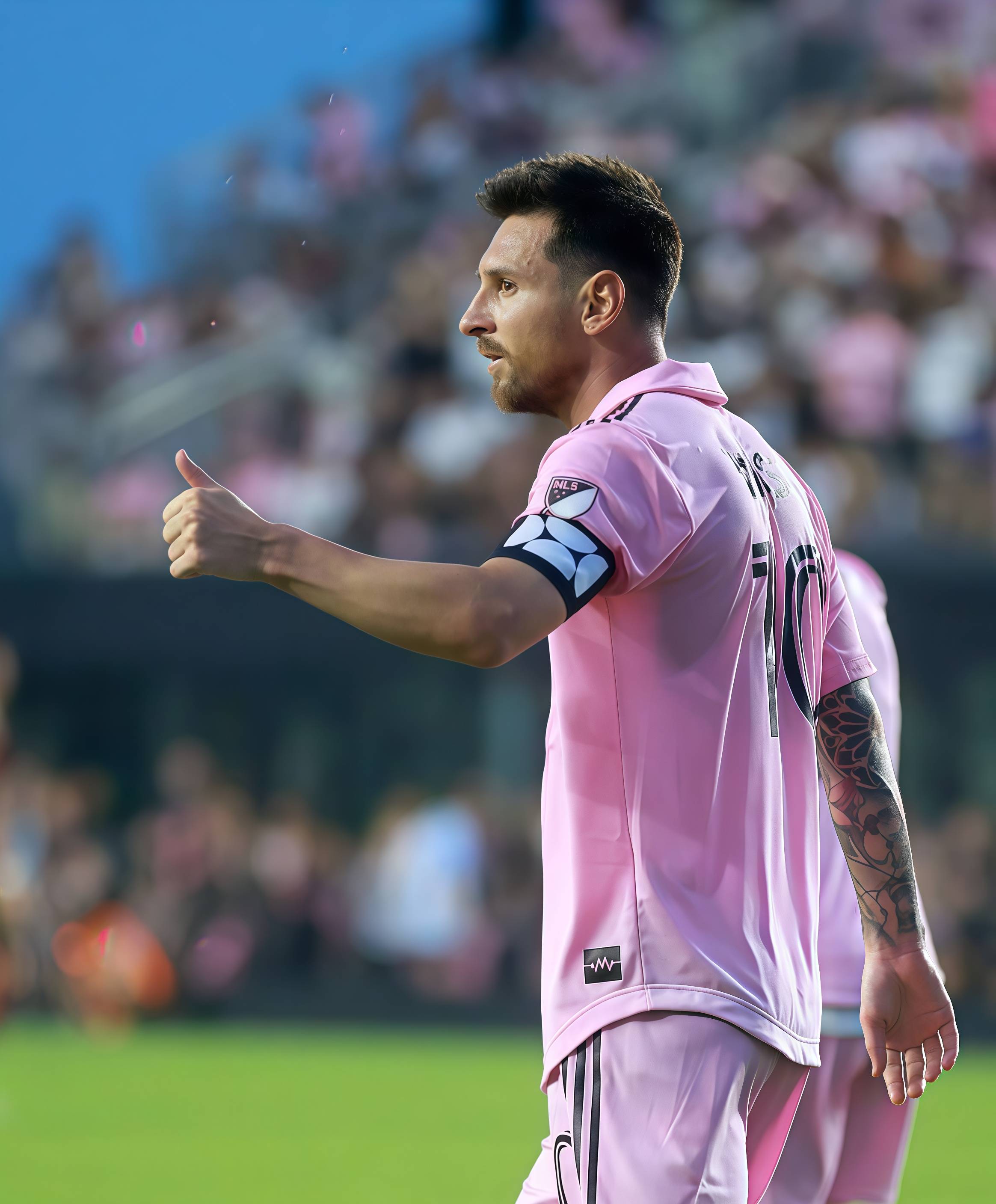 梅西率领球队赢得国内联赛冠军