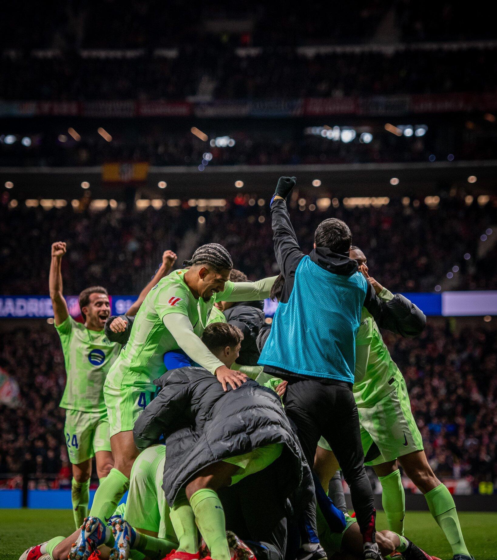 关于马竞踢出精彩比赛，令球迷欢呼不断的信息